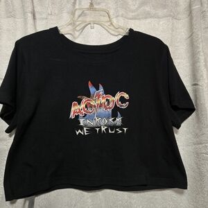 AC/DC Black Graphic Tee
